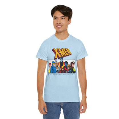 X-Men T-Shirt - Arthur Adams Art - Cyclops, Nightcrawler, Storm, Wolverine, Shadowcat, Phoenix (Rachel Summers), Colossus, Rogue - Marvel Comics