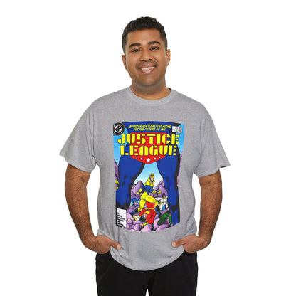 Justice League T-Shirt - Kevin Maguire Art - Booster Gold - DC Comics