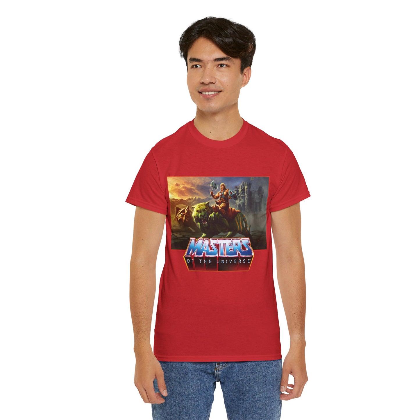 He-Man & Battle Cat T-Shirt- Masters of the Universe, MOTU - New 2026 Movie with Nicholas Galitzine