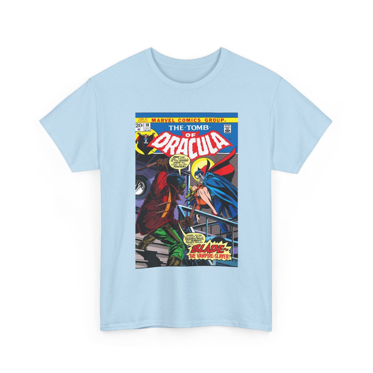 Tomb of Dracula T-Shirt - #10, First Appearance of Blade, Vampire Hunter - Marvel Comics