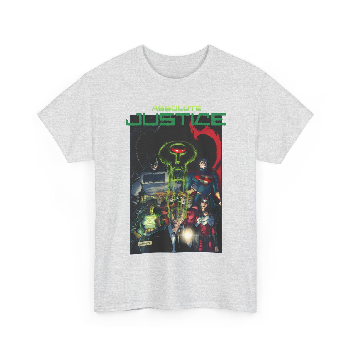 Absolute Justice T-Shirt - Juan Ferreyra Art - Superman Batman Wonder Woman Martian Manhunter - DC Comics