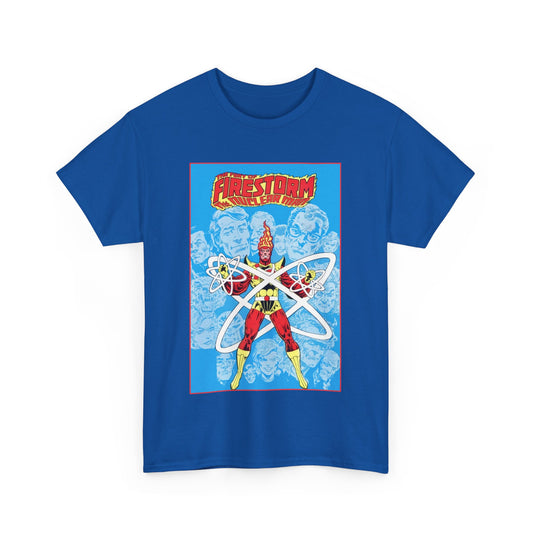 Fury of Firestorm T-Shirt - Pat Broderick Art - The Nuclear Man, Ronnie Raymond - JLA Member - DC Comics