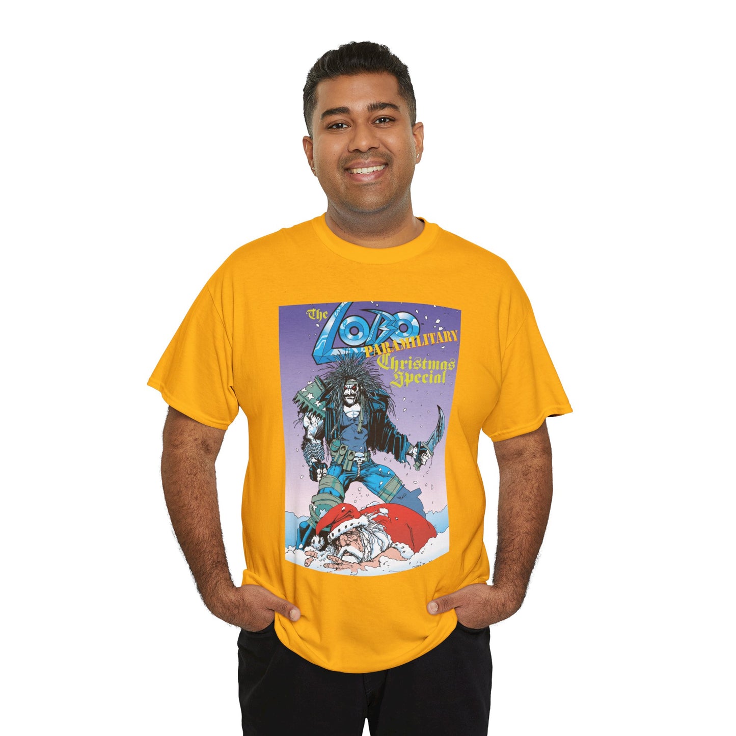 Lobo Paramilitary Christmas Special T-Shirt - Simon Bisley Art - DC Comics