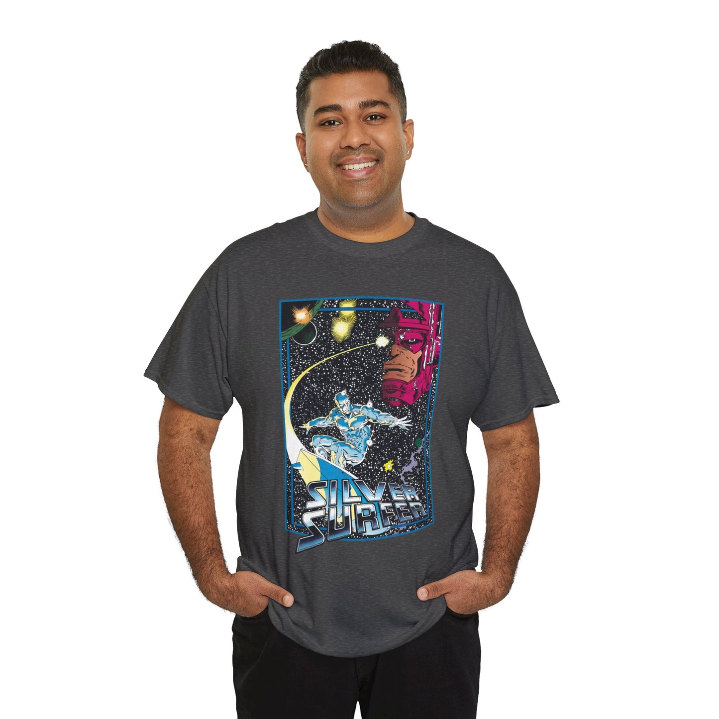 Silver Surfer T-Shirt - Ron Lim Art - Herald of Galactus - Norrin Radd - Popular Marvel Comics Character