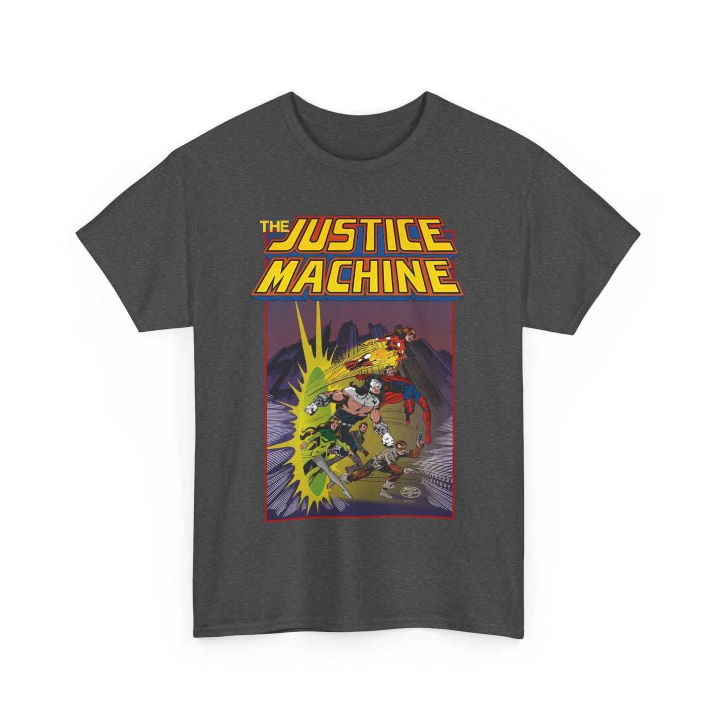 Justice Machine T-Shirt - John Byrne Art - Comico Comics