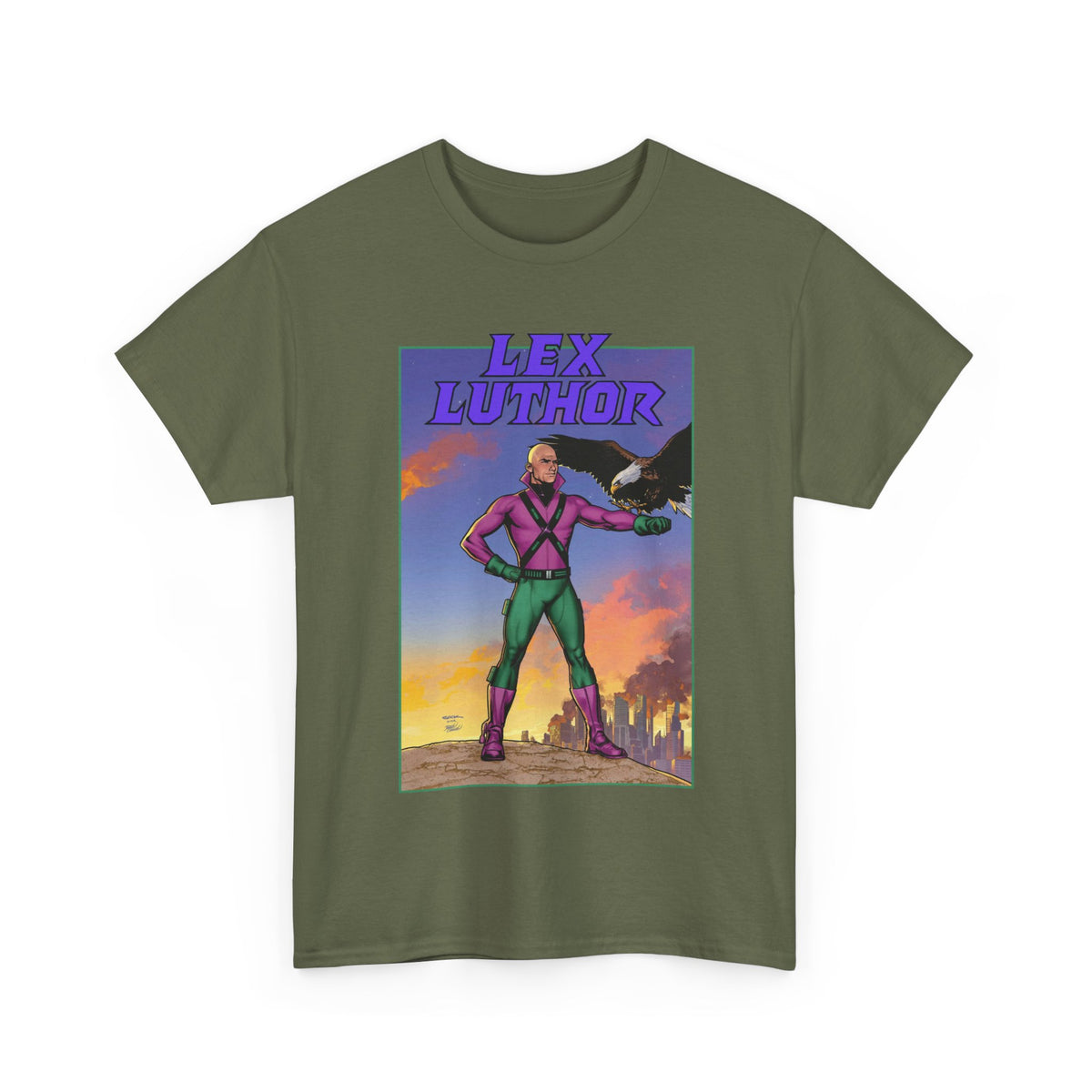 Lex Luthor T-Shirt - Ryan Sook Art - Superman Foe - DC Comics