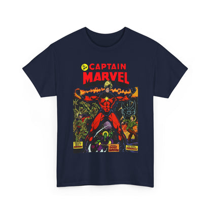 Captain Marvel T-Shirt - Jim Starlin Art - Thanos - Drax the Destroyer - Issue #32 Cover Art