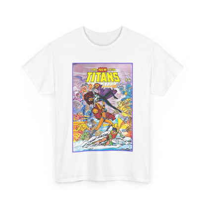 New Teen Titans T-Shirt - George Perez Art - Starfire Vs Blackfire - Omega Man - Annual #1 Cover - DC Comics