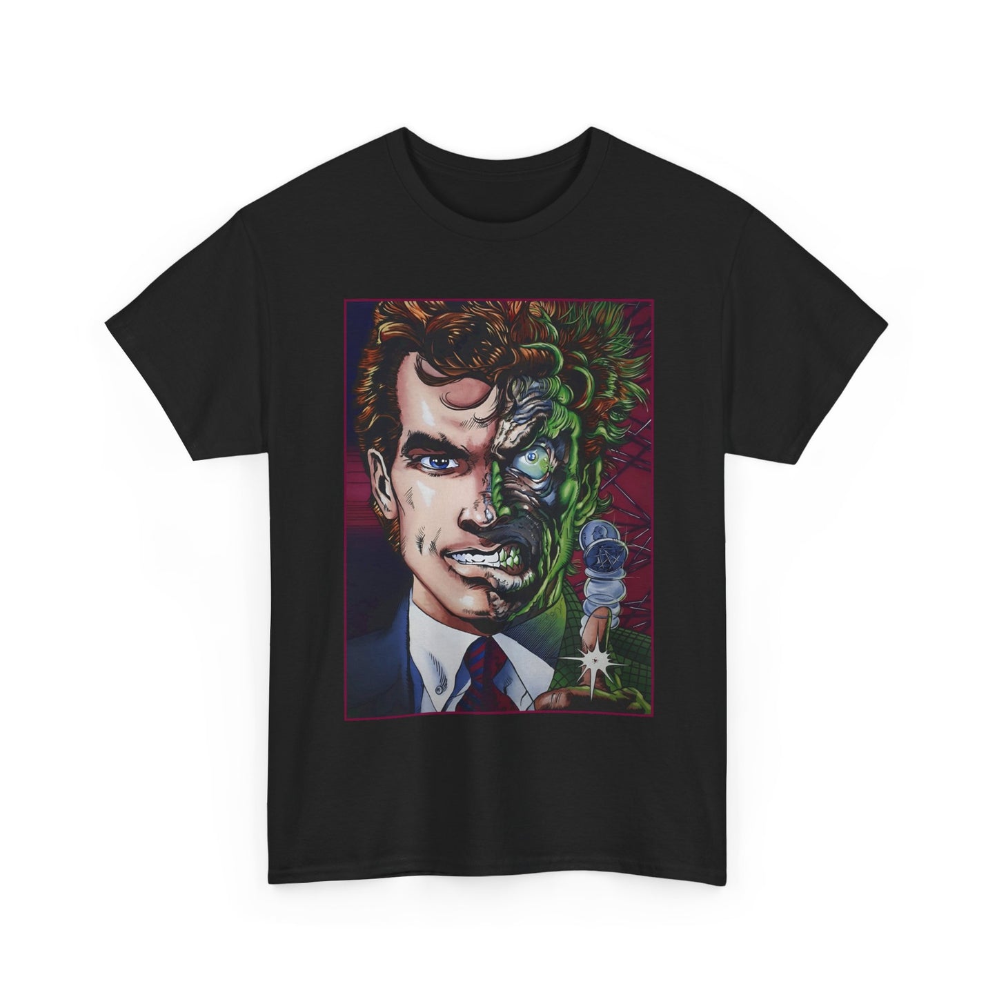 Two Face T-Shirt - Neal Adams Art - DC Comics