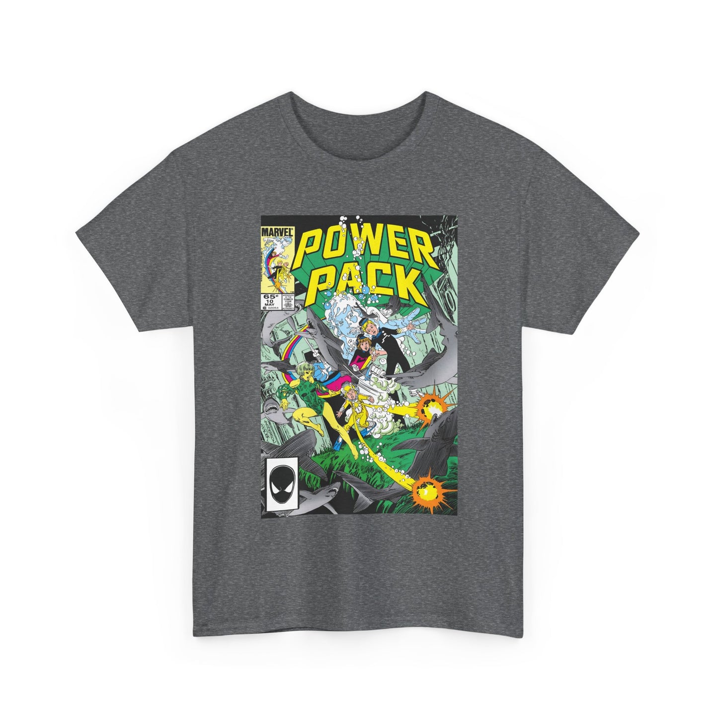Power Pack #10 T-Shirt - With Marrina from Alpha Flight - Marvel Comics