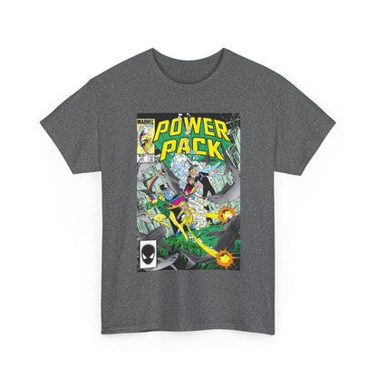 Power Pack #10 T-Shirt - With Marrina from Alpha Flight - Marvel Comics