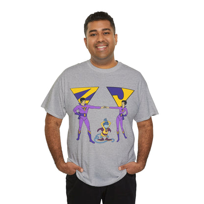 Wonder Twins T-Shirt - Super Friends - Zan & Jayna - Hanna-Barbera Cartoon - DC Comics