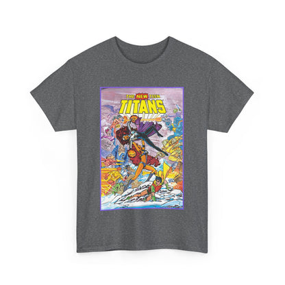 New Teen Titans T-Shirt - George Perez Art - Starfire Vs Blackfire - Omega Man - Annual #1 Cover - DC Comics