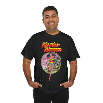 Wonder Woman T-Shirt - George Perez Art - Justice League 1980s Postcard Set - JLA Member - Diana from Themyscira - DC Comics