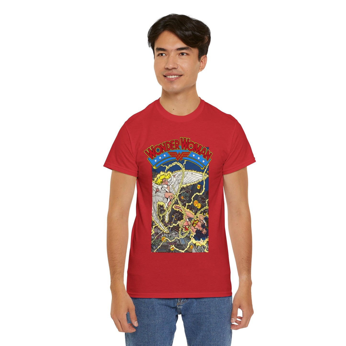 Wonder Woman T-Shirt - George Perez Art - Vs Silver Swan - DC Comics