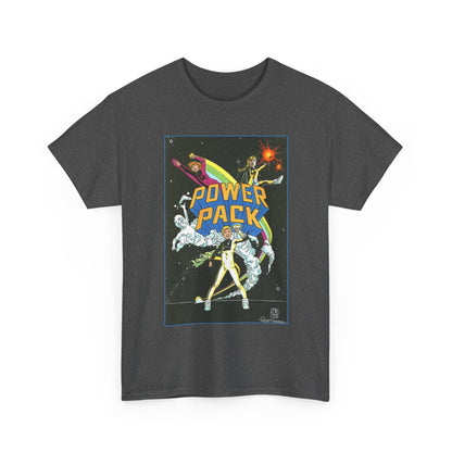 Power Pack T-Shirt - June Brigman, Roy Richardson, Bob Share Art - Ad Recreation - Marvel Comics