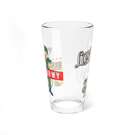 Laverne & Shirley Pint Glass, 16oz - Saturday Morning Cartoon - Sgt. Squeally - Based on the Popular 1970s Sit-Com