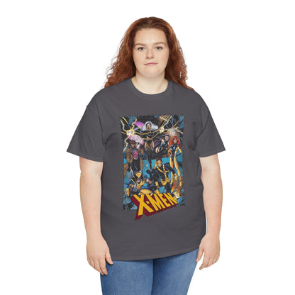 Uncanny X-Men T-Shirt - George Perez Art - Cyclops, Jean Grey, Psylocke, Gambit, Storm - Marvel Comics Mutant Heroes