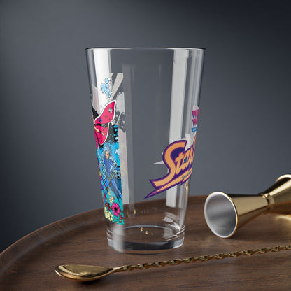 Wonder Woman & the Star Riders Glass, 16oz - 1980s Action Figure Concept Art - DC Comics