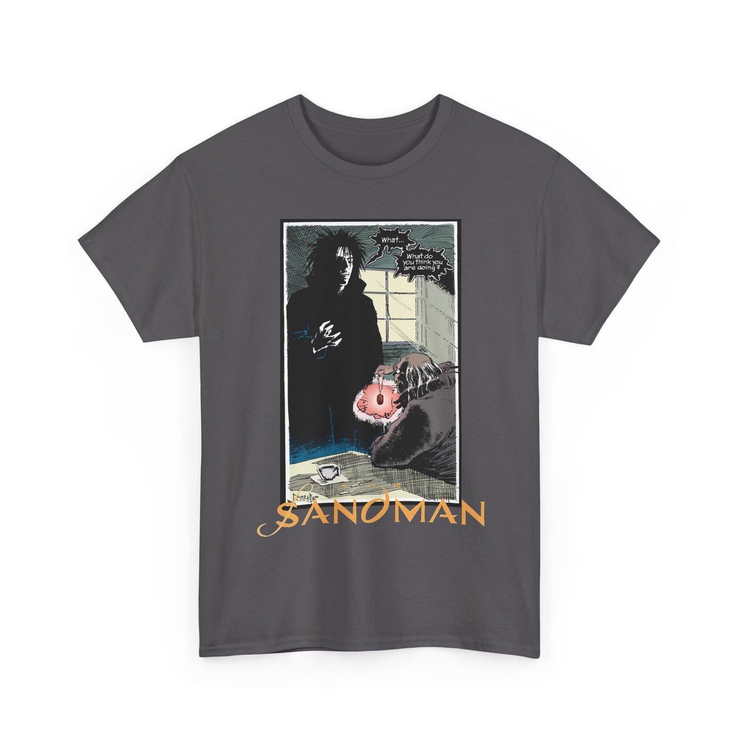 Sandman T-Shirt - Mike Dringenberg & Malcolm Jones III Art - What Do You Think You're Doing? - DC/Vertigo Comics