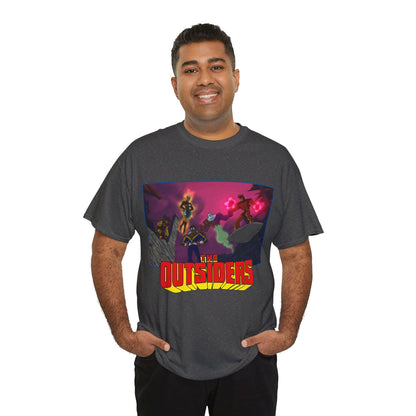 Outsiders T-Shirt - Batman: Brave & Bold Series - Halo, Geo-Force, Black Lightning, Katana, Metamorpho - DC Comics