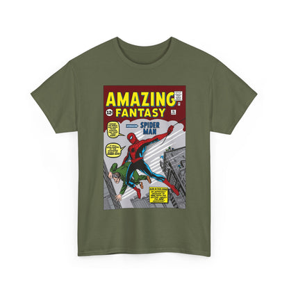 Amazing Fantasy #15 T-Shirt - Steve Ditko Art - 1st Appearance of Spider-Man - 2026 Movie - Marvel Comics