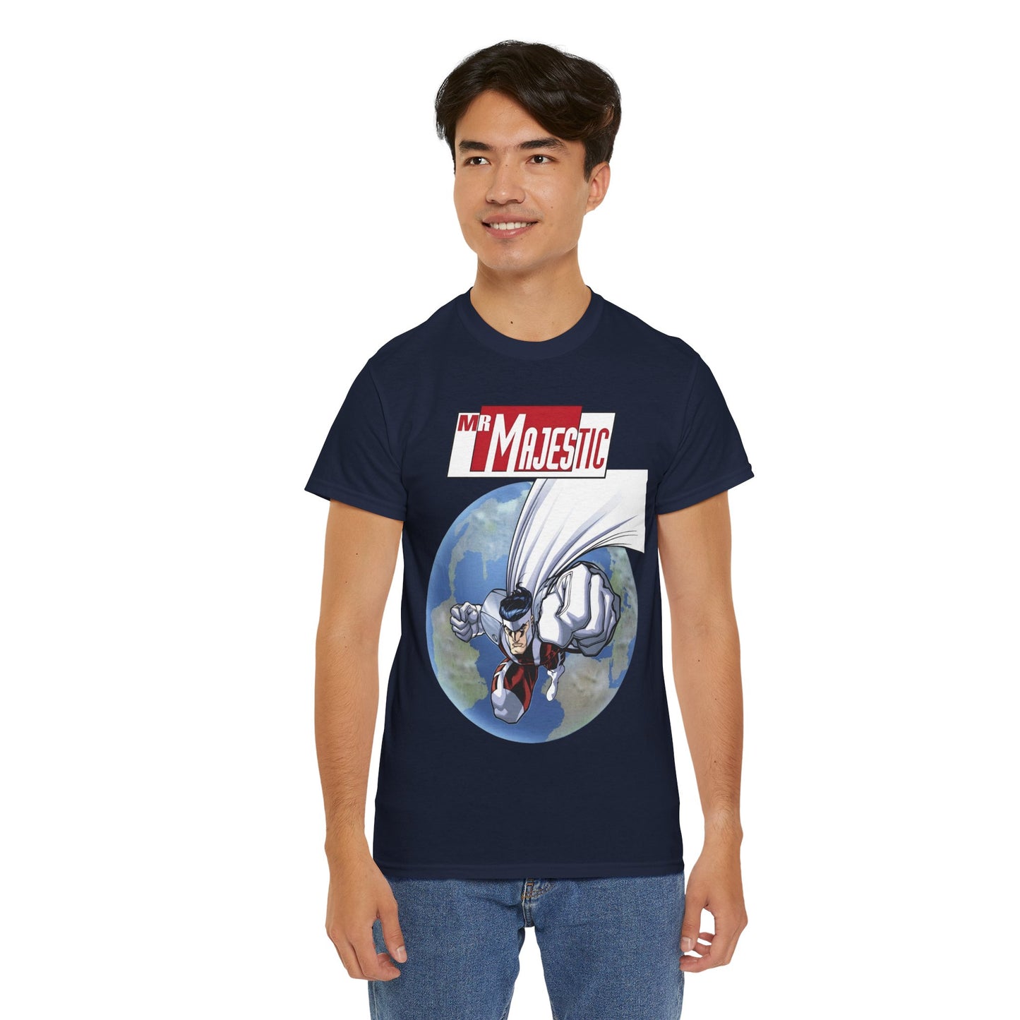 Mr. Majestic T-Shirt - Ed McGuiness Variant Cover Art - DC/Wildstorm Comics