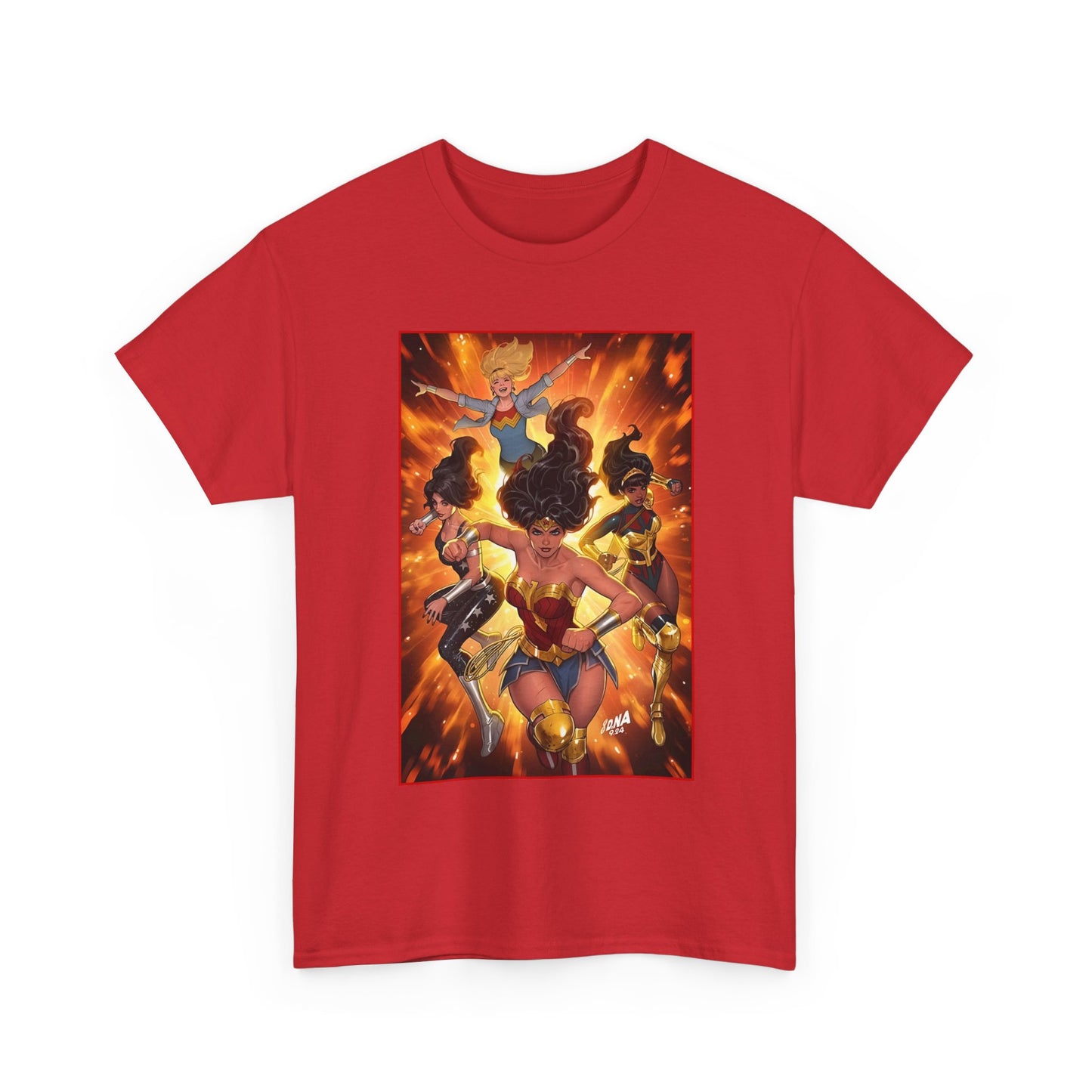 Wonder Woman & the Wonder Girls T-Shirt - David Nakayama Art - Donna Troy, Cassie Sandsmark, Yara Flor - #17 Variant Cover Art - DC Comics