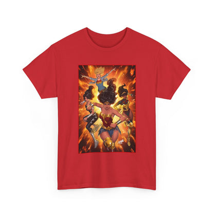 Wonder Woman & the Wonder Girls T-Shirt - David Nakayama Art - Donna Troy, Cassie Sandsmark, Yara Flor - #17 Variant Cover Art - DC Comics