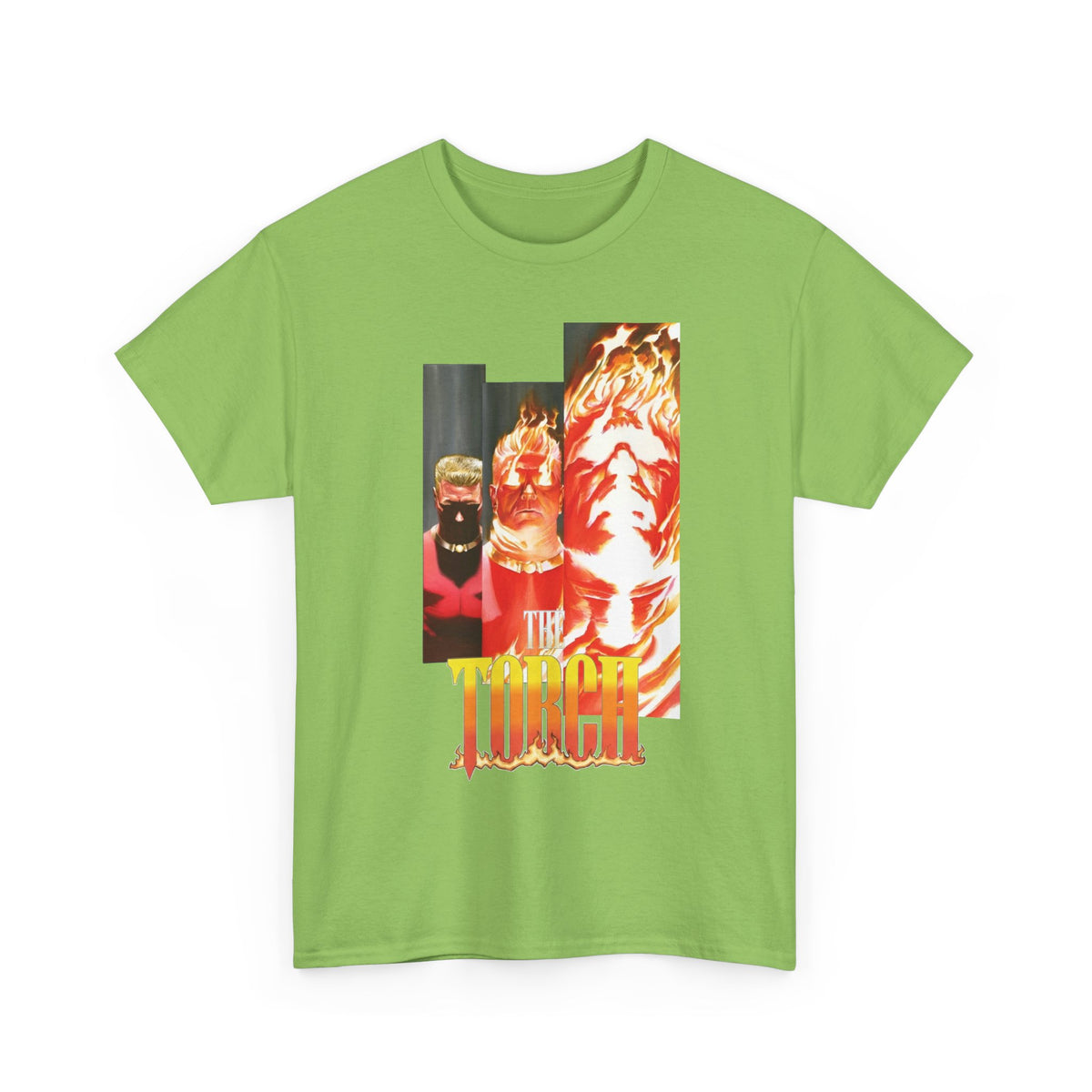 The Torch T-Shirt - Alex Ross Art - Jim Hammond - Golden Age Member of the Invaders - Marvel Comics