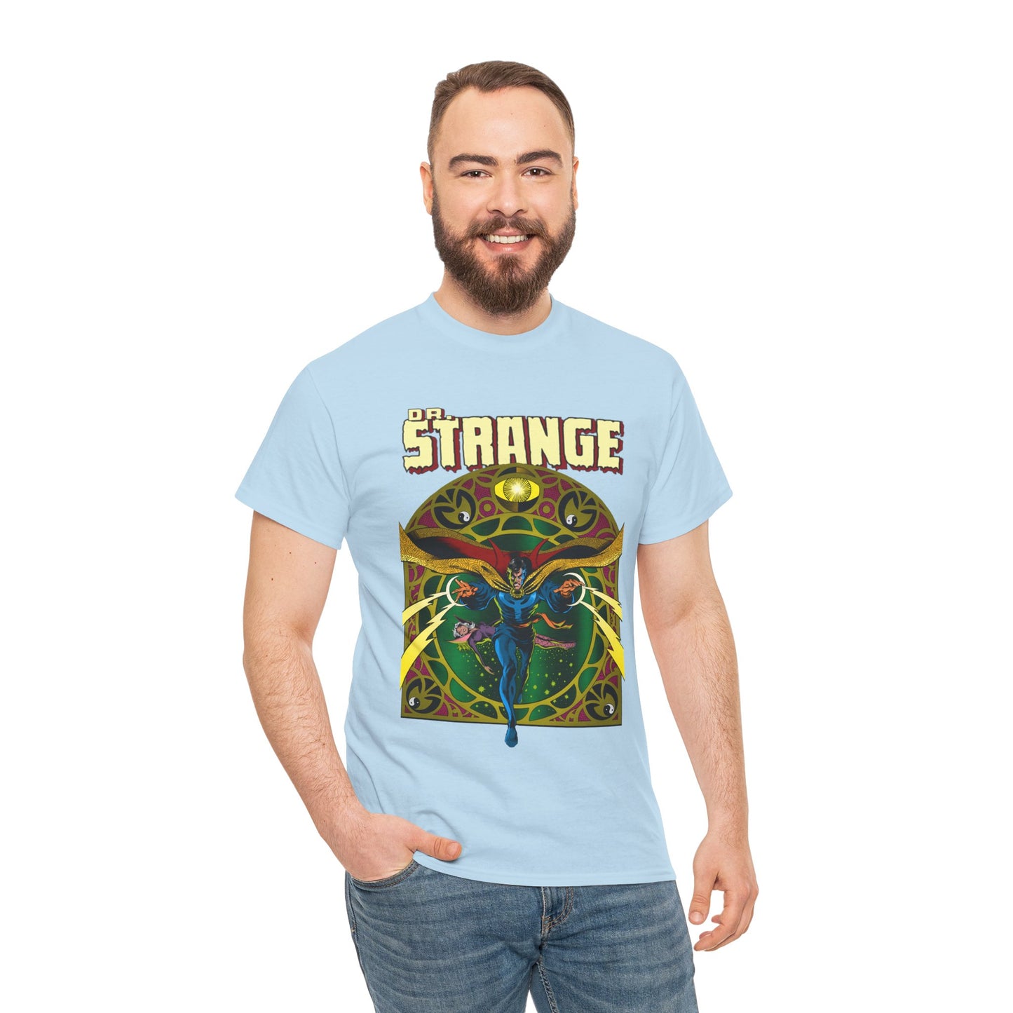 Dr Strange T-Shirt - Marvel Comics - Sorcerer Supreme - Classic Retro Art