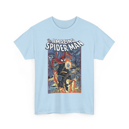 Amazing Spider-Man & Ghost Rider T-Shirt - Erik Larsen Art - Sinister Six - Marvel Comics