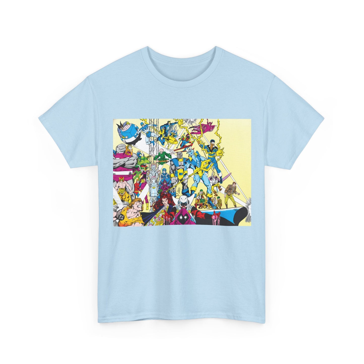 Who's Who in the DC Universe T-Shirt - George Perez Art - Black Lightning, Black Orchid - #3 Cover Art - DC Comics