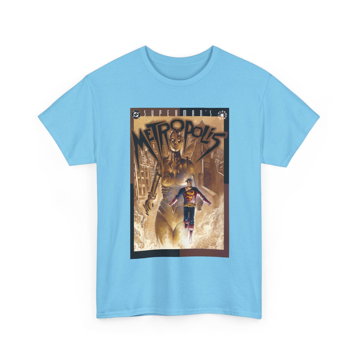 Superman's Metropolis T-Shirt - Ted McKeever Art - Elseworlds Art Based on Fritz Lang's Movie - DC Comics