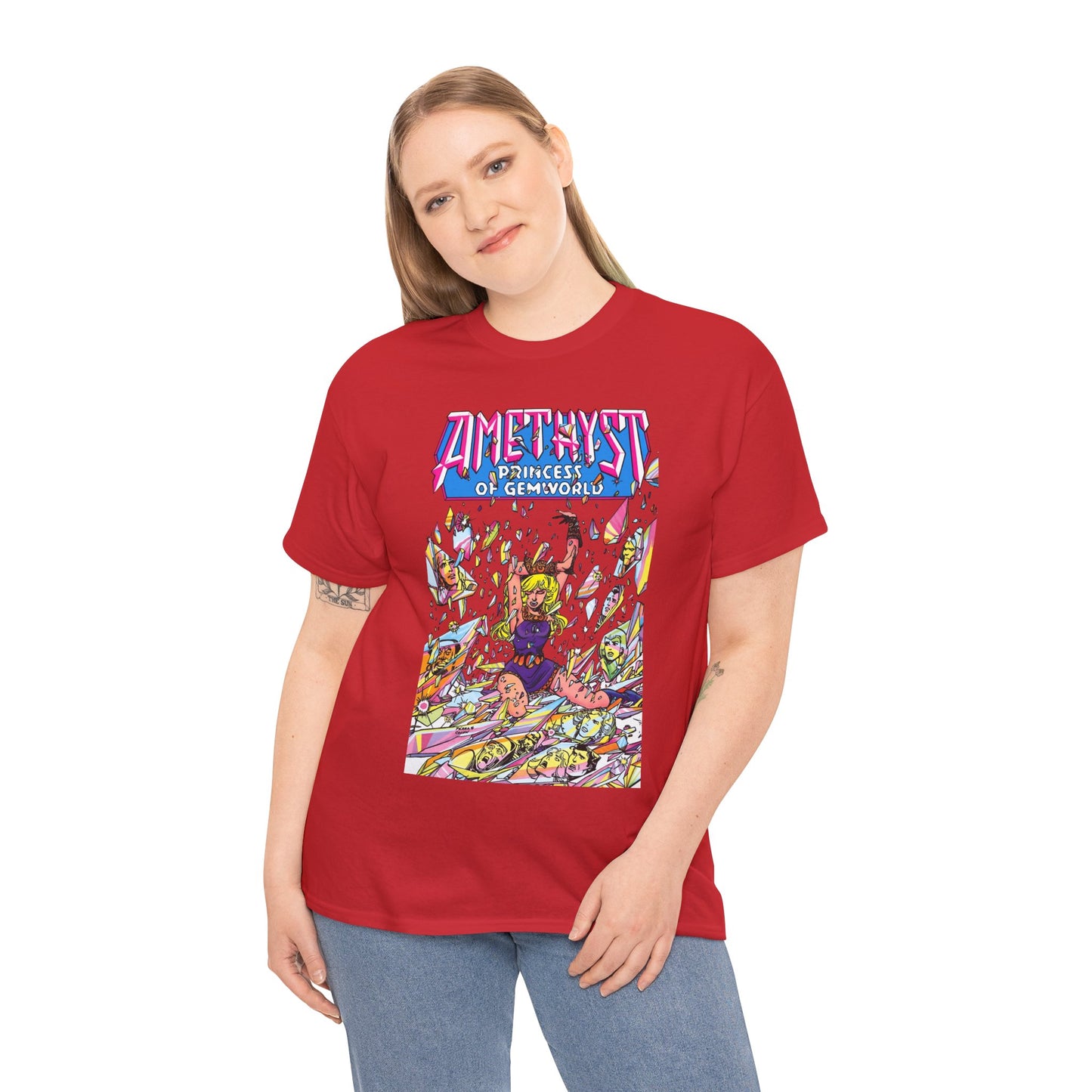 Amethyst Princess of Gemworld T-Shirt - George Perez Art - Lord Topaz, Dark Opal, Granch, Citrina - DC Comics