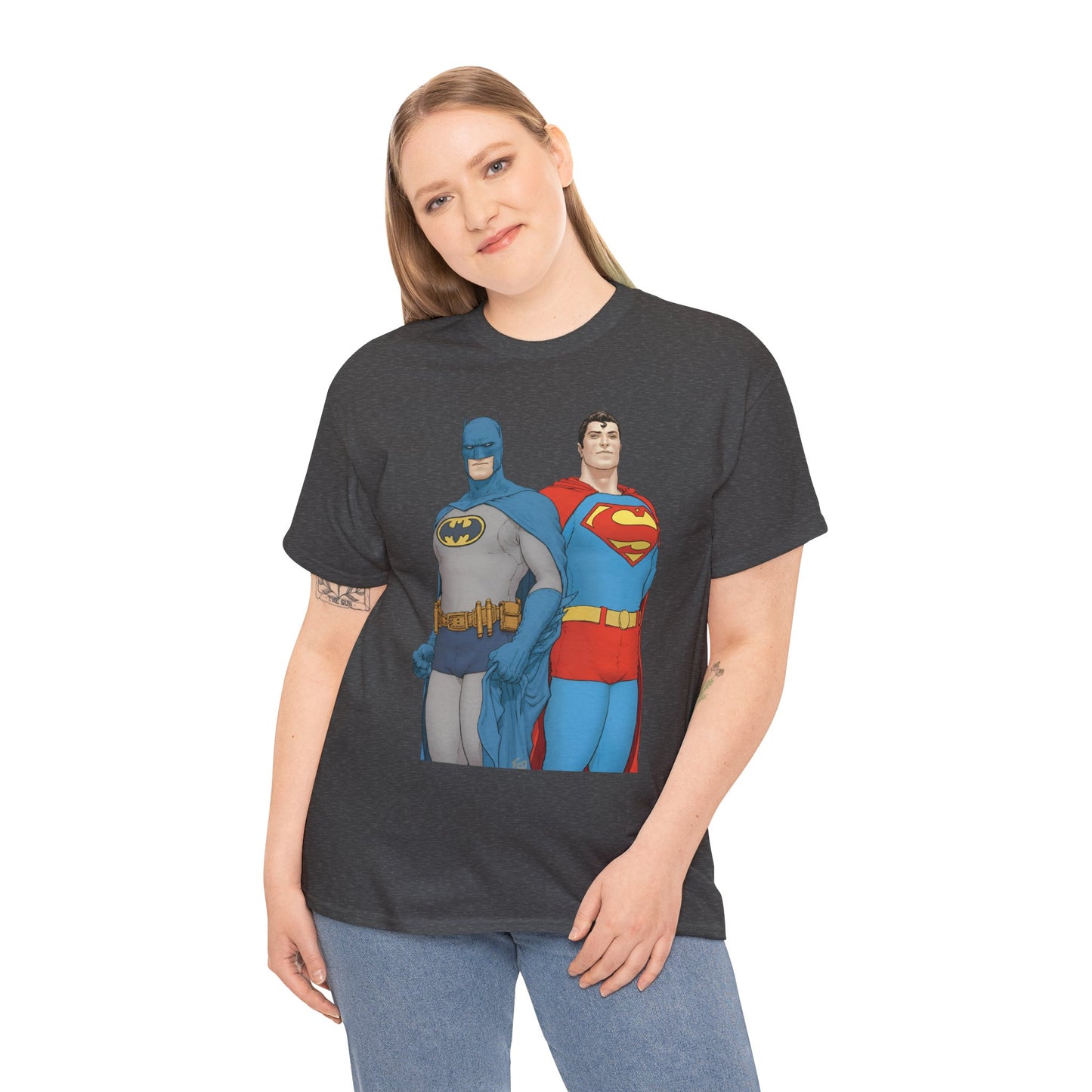 Batman & Superman T-Shirt - Frank Quitely Art - World's Finest Variant Cover Art - DC Comics