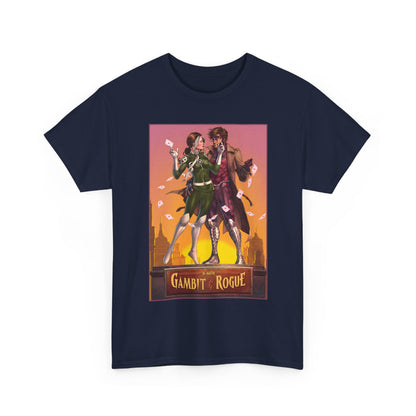 Gambit & Rogue T-Shirt - Mike Choi Art - Popular X-Men Members - Marvel Comics