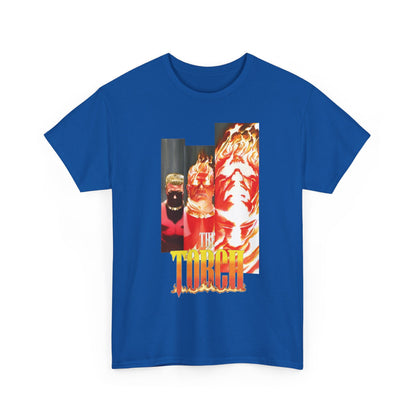 The Torch T-Shirt - Alex Ross Art - Jim Hammond - Golden Age Member of the Invaders - Marvel Comics