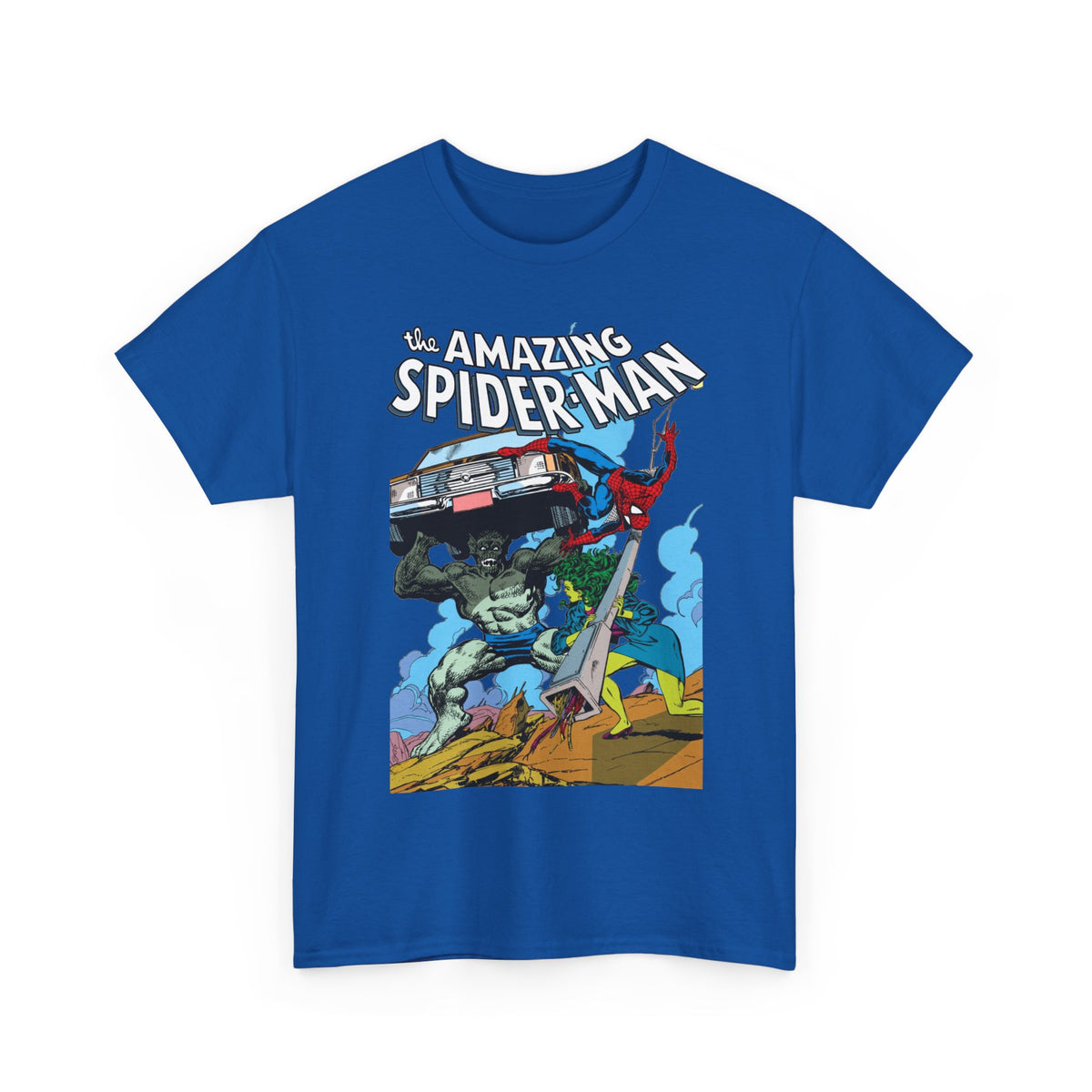 Amazing Spider-Man & She-Hulk T-Shirt - John Byrne Art - Marvel Comics