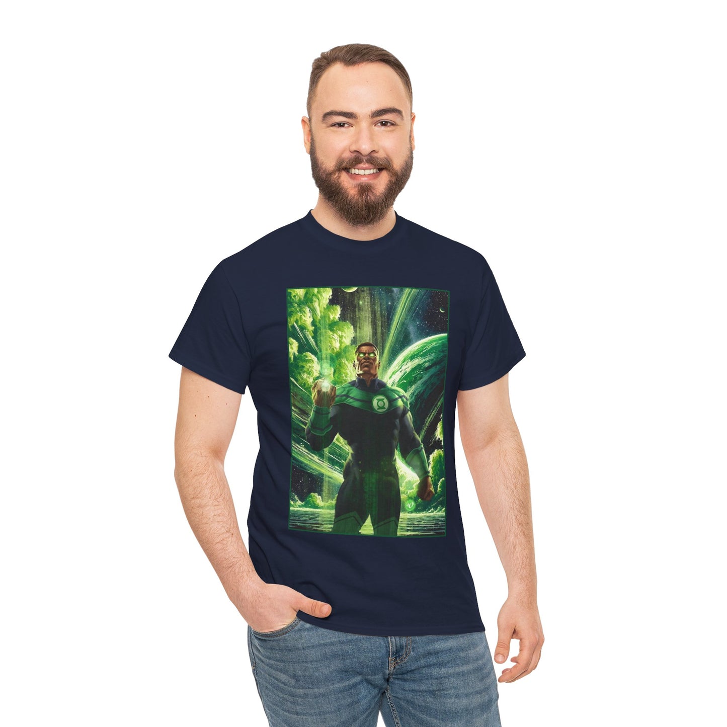 Green Lantern T-Shirt - Ariel Olivetti Art - John Stewart - DC Comics