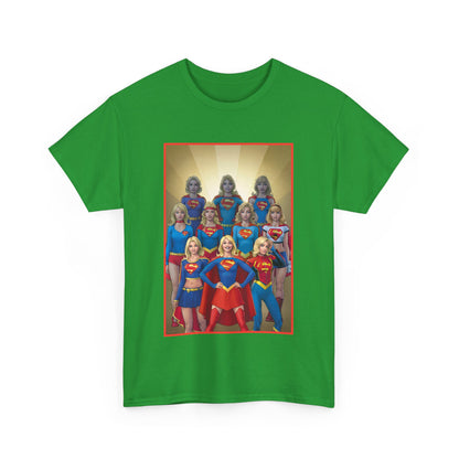 Supergirl Through the Ages T-Shirt - Nicola Scott Art - Kara from Kandor, Superman's Cousin, Linda Danvers - Survivor from Krypton - DC Comics