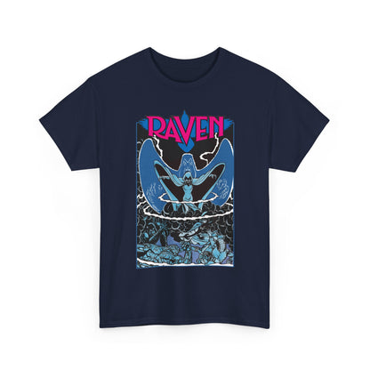 Raven T-Shirt - George Perez Art - New Teen Titans, Trigon - DC Comics