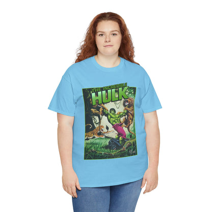 Incredible Hulk T-Shirt - Joe Jusko Art - Hulk Fighting Lions and Tigers - Marvel Comics
