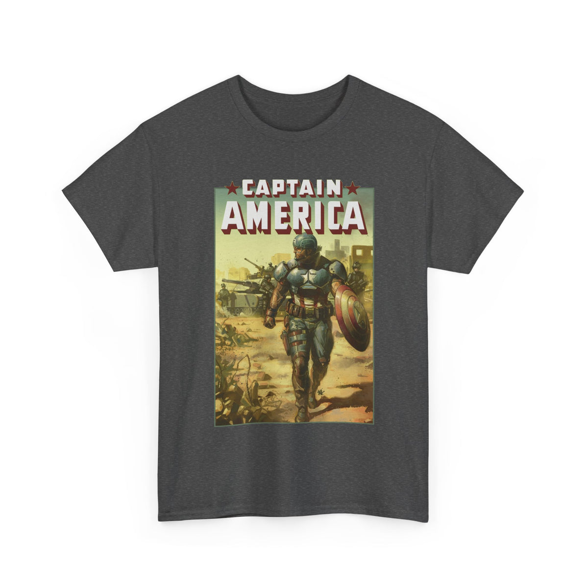 Captain America T-Shirt - Ben Harvey Art - Marvel Comics