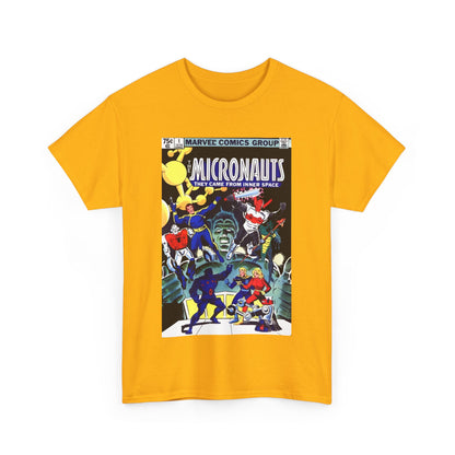 Micronauts T-Shirt - Annual #1 Cover Art - Marvel Comics - Arcturus Rann, Biotron, Marionette, Microtron, Bug, Acroyear