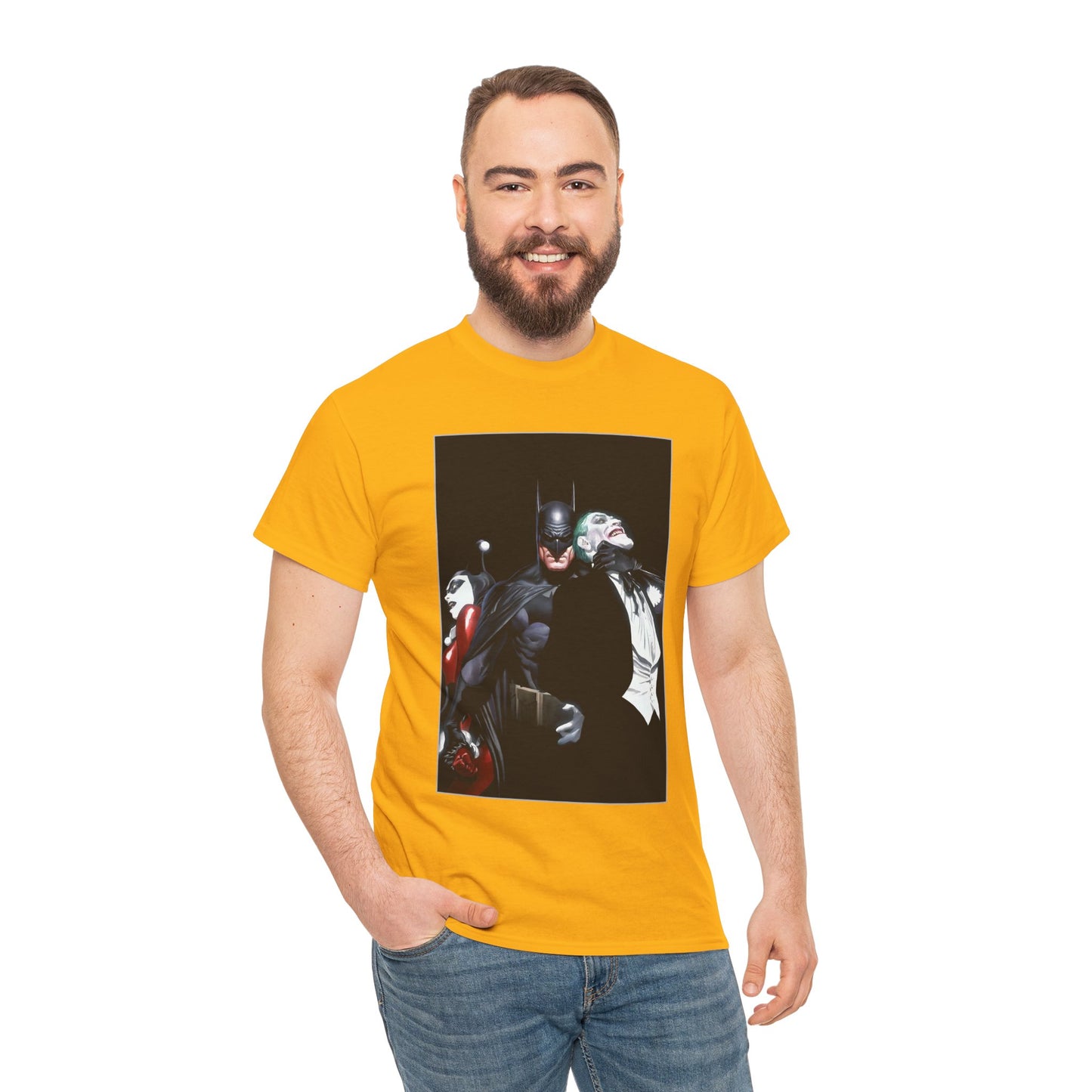 Batman T-Shirt - Alex Ross Art - Joker & Harley Quinn - DC Comics