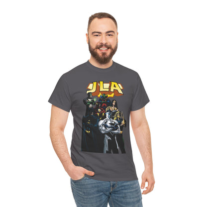 JLA T-Shirt - Howard Porter Art - Superman, Batman, Wonder Woman, Flash - DC Comics