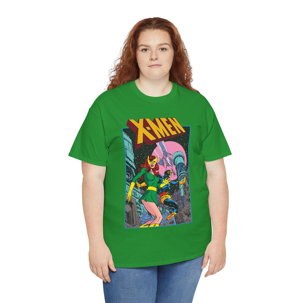 X-Men T-Shirt - John Byrne Art - Cyclops & Jean Grey - Dark Phoenix Saga - Marvel Comics