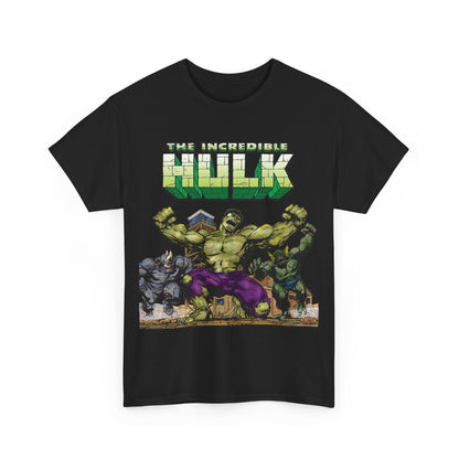 Incredible Hulk T-Shirt - Classic John Byrne Art - Rhino, Abomination - Marvel Comics - Bruce Banner
