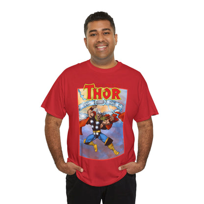 The Mighty Thor T-Shirt - George Perez Art - Mjolnir - Avengers Member - God of Thunder - Asgard Warrior - Marvel Comics